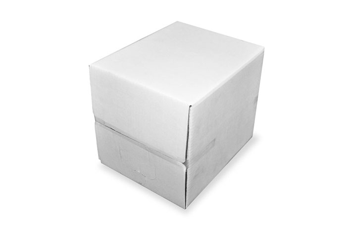 10 litre plain white box - Bag in Box